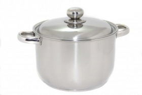 Кастрюля "Классика-ПРИМА" 5 л (объёмные ручки и металлическая крышка) (220/187 мм)