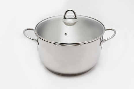 Кастрюля "Классика-ПРИМА" 5 л (прутковые ручки и стеклянная крышка) (220/187 мм)