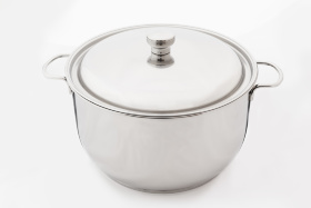 Кастрюля "Классика-ПРИМА" 7 л (прутковые ручки и металлическая крышка) (260/214 мм)