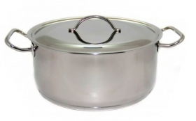 Кастрюля 25 л цельнотянутая с ТРС-3