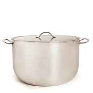 Кастрюля 40,0 л цельнотянутая, стенка 1мм (450 мм)