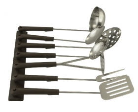 Набор кухонный с пластмассовыми ручками 7 предметов