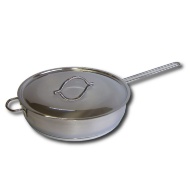 Сковорода 5 л с ТРС-3 и металлической крышкой (316/298 мм)